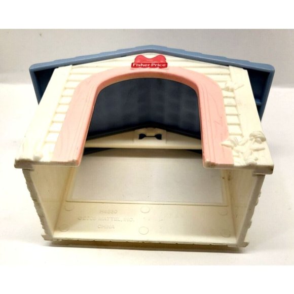 2005 FISHER PRICE Loving Family 3 3/4" Dollhouse DOG HOUSE Puppy Doggie Doghouse - Picture 6 of 7